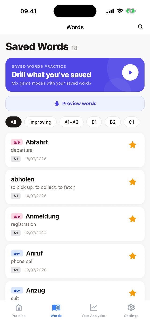Your word library